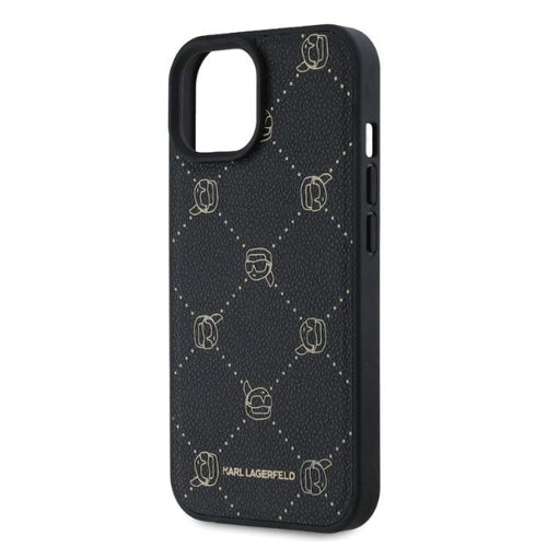 Karl Lagerfeld Magsafe Karl Head iPhone 15 Case - Black