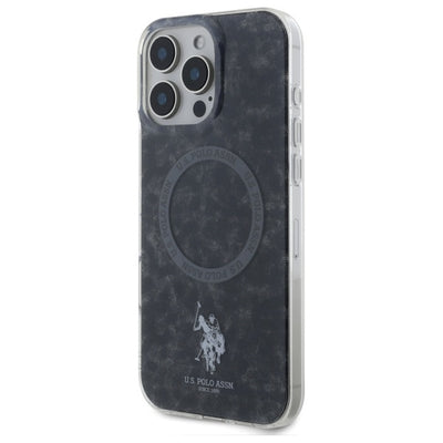 US Polo IML Ring MagSafe iPhone 16 Pro Case - Black — U.S. Polo Assn.