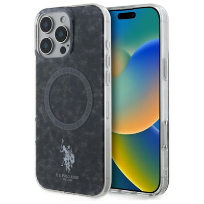 US Polo IML Ring MagSafe Case for iPhone 16 Pro Max - Black — U.S. Polo Assn.