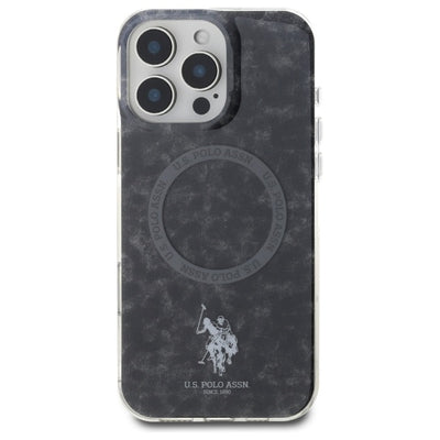 US Polo IML Ring MagSafe Case for iPhone 16 Pro Max - Black — U.S. Polo Assn.