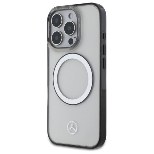 Mercedes Printed Logo MagSafe Case for iPhone 16 Pro - Clear