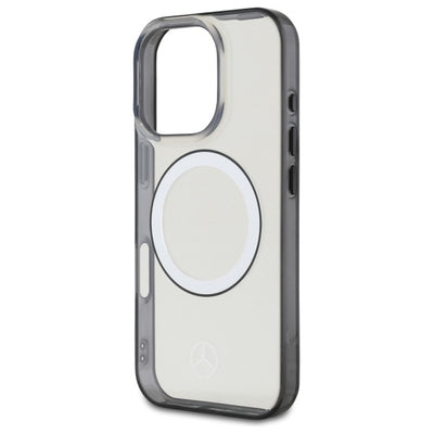 Mercedes Printed Logo MagSafe Case for iPhone 16 Pro - Clear
