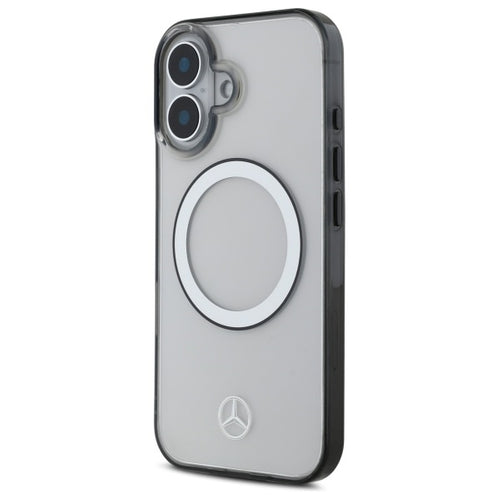 Mercedes Printed Logo MagSafe iPhone 16 Case - Clear