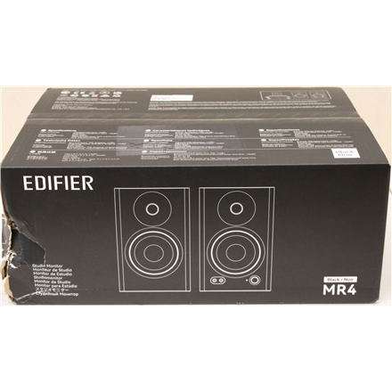 SALE OUT. Edifier MR4 Speaker, black | Edifier Speaker | MR4 | Warranty 24 month(s) | DAMAGED PACKAGING