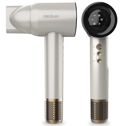 Cecotec Hair dryer | DryGlam Waves Champagne | 1600 W | Number of temperature settings 3 | Ionic function | Champagne | 