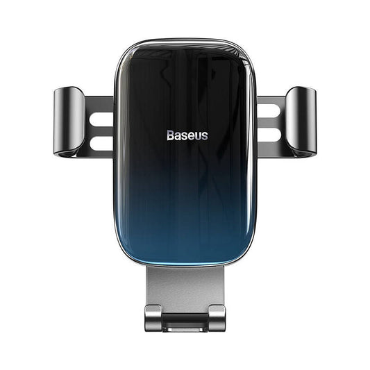 Baseus Glaze gravitational car holder for ventilation grid, aluminum (black) - Product Image 2