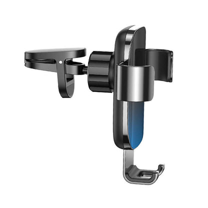 Baseus Glaze gravitational car holder for ventilation grid, aluminum (black) - Product Image 4