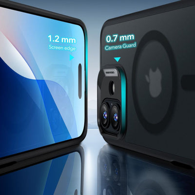 ESR Classic Hybrid Halolock MagSafe Case Set + Tempered Glass for iPhone 16 - Semi-Transparent