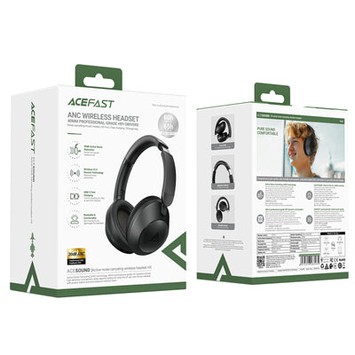 Acefast H3 Bluetooth Wireless Headphones with ANC - Black