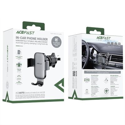 Acefast D38 gravity car air vent mount - black