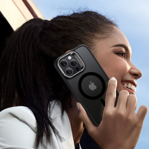 ESR Classic Hybrid Kickstand Halolock MagSafe Case Set + Tempered Glass for iPhone 16 Pro - Black