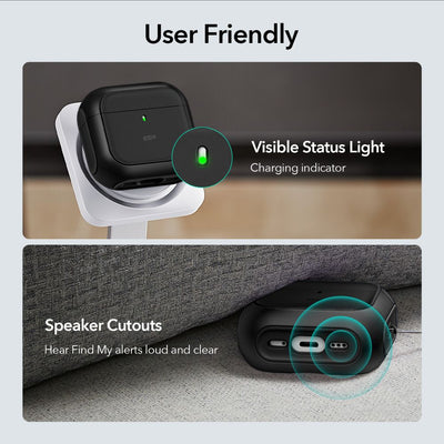 ESR Orbit Halolock MagSafe case for Apple AirPods 4 - black