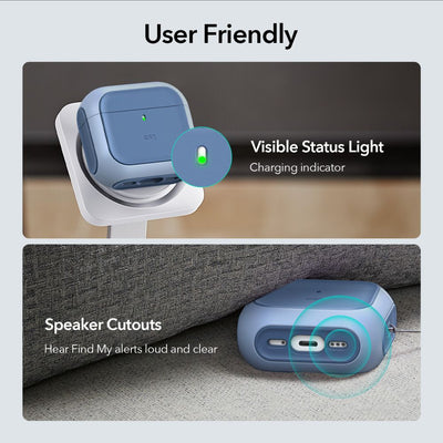 ESR Orbit Halolock MagSafe case for Apple AirPods 4 - blue