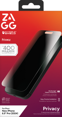 ZAGG InvisibleShield Glass Elite Privacy for iPhone 16 Pro Max