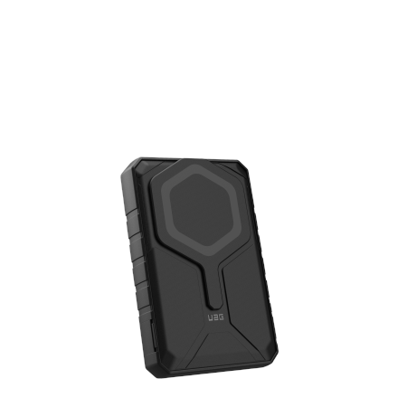 UAG Rugged 10K Powerbank - 10000 mAh with stand, 10W wireless charging, MagSafe compatible, cable included - black