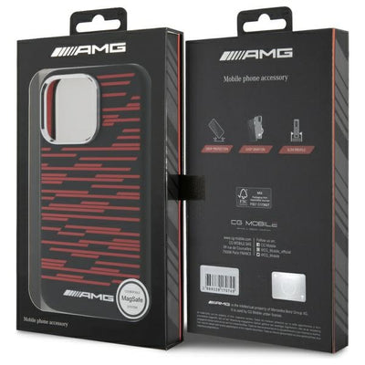 AMG Silicone Graphics MagSafe case for iPhone 16 Pro - black — Mercedes