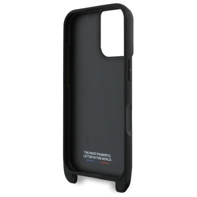 BMW M Edition Carbon Stripe &amp; Strap iPhone 16 Plus Case - Black