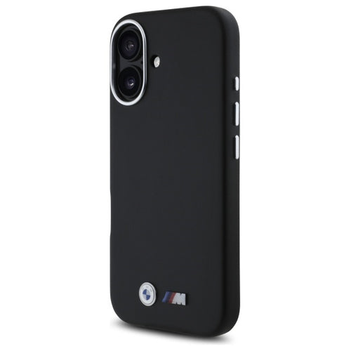 BMW M Smooth Full Wrapped Metal MagSafe iPhone 16 Case - Black
