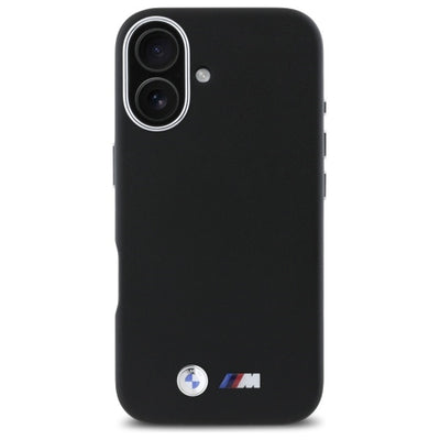 BMW M Smooth Full Wrapped Metal MagSafe iPhone 16 Case - Black