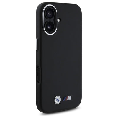 BMW M Smooth Full Wrapped Metal MagSafe iPhone 16 Case - Black