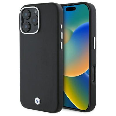 BMW Sign Full Wrapped Metal MagSafe iPhone 16 Pro Case - Black