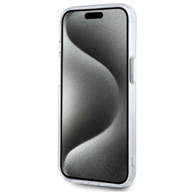 Karl Lagerfeld IML Metal Karl&amp;Choupette Head MagSafe iPhone 14 Case - White