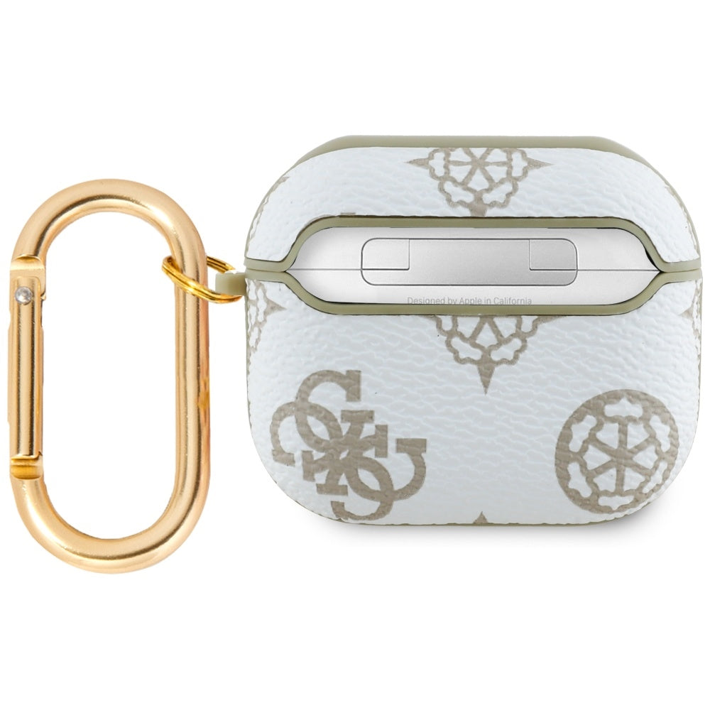 Guess GUA3PG4GPH AirPods 3 cover white/white 4G Hook