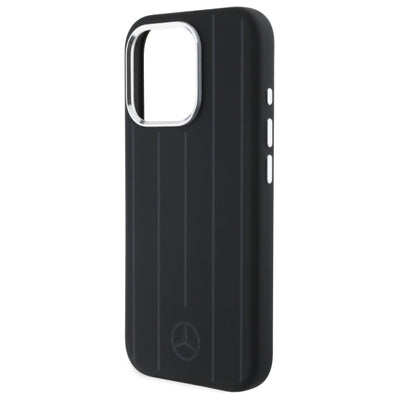 Mercedes MEHMP16L23SUVSK iPhone 16 Pro 6.3&quot; black/black hardcase Silicone Vertical Tonal Stripes MagSafe