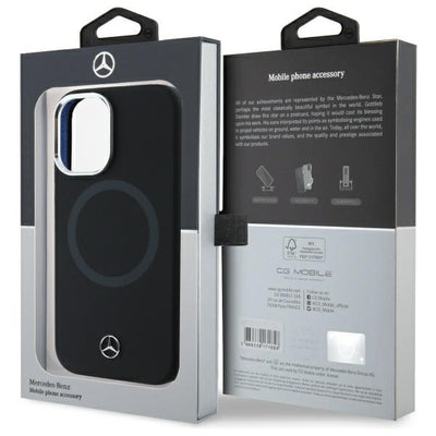 Mercedes MEHMP16S23SUTTK iPhone 16 6.1&quot; black/black hardcase Silicone Tonal Logo MagSafe