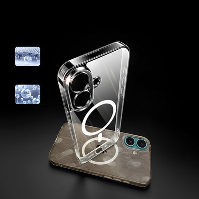 Ugreen Classy Clear Magnetic Case with MagSafe for iPhone 16 Plus - Clear