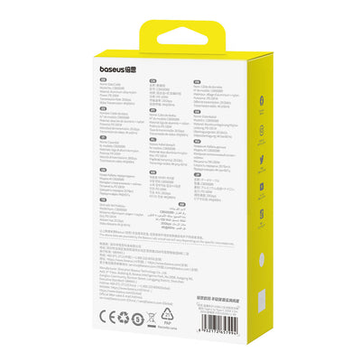 Baseus Crystal Shine CB000089 USB-C / USB-C USB3.2 cable 100W 20Gbps 1.5m - black