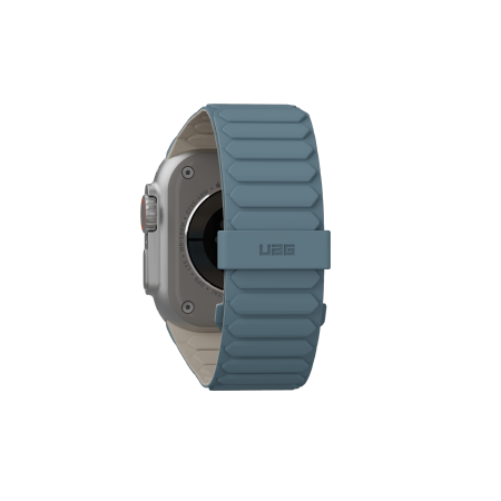 UAG Pathfinder Silicone Double-Sided Magnetic Strap for Apple Watch 42 / 44 / 45 / 46 / 49mm - Gray-Blue