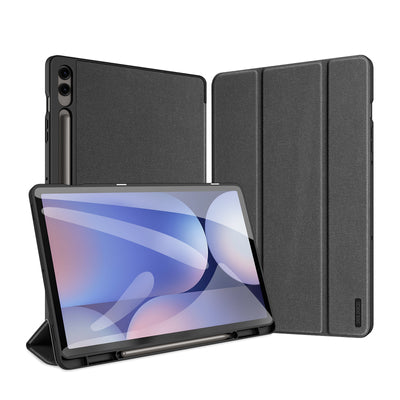 Dux Ducis Domo PU Leather Case with Stand for Samsung Tab S10+ / S9+ / S9 FE+ - Black