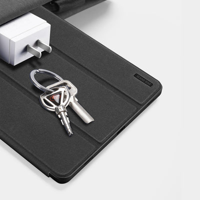 Dux Ducis Domo PU Leather Case with Stand for Samsung Tab S10+ / S9+ / S9 FE+ - Black