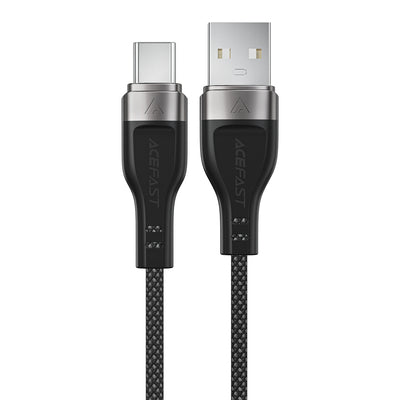 Acefast C11-04 USB-A - USB-C 3A Cable 1.2m Magnetic Braid - Black