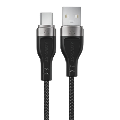 Acefast C11-04 USB-A - USB-C 3A Cable 1.2m Magnetic Braid - Black