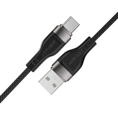 Acefast C11-04 USB-A - USB-C 3A Cable 1.2m Magnetic Braid - Black