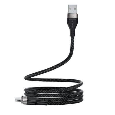 Acefast C11-04 USB-A - USB-C 3A Cable 1.2m Magnetic Braid - Black