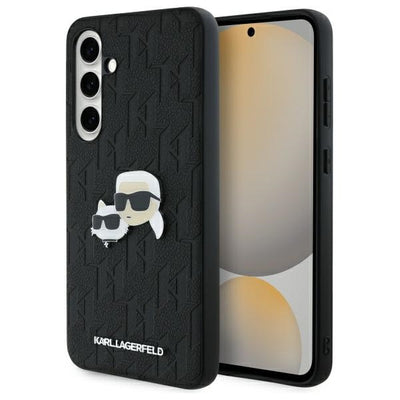 Karl Lagerfeld KLHCS24FEPGKLKCPK Sam S24 FE S721 black/black hardcase Monogram Karl&amp;Chaoupette Head Pin