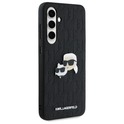 Karl Lagerfeld KLHCS24FEPGKLKCPK Sam S24 FE S721 black/black hardcase Monogram Karl&amp;Chaoupette Head Pin