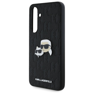 Karl Lagerfeld KLHCS24FEPGKLKCPK Sam S24 FE S721 black/black hardcase Monogram Karl&amp;Chaoupette Head Pin