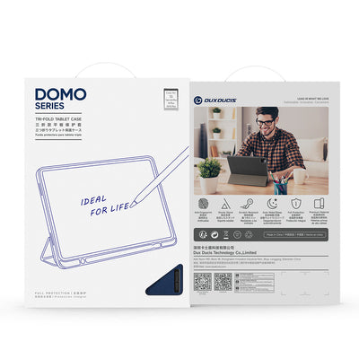 Dux Ducis Domo Case for Samsung Galaxy Tab S10 Plus/S9 Plus/S9 FE Plus - Blue
