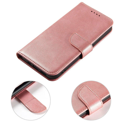 Magnet Case with flap for Samsung Galaxy S25 - pink — Hurtel