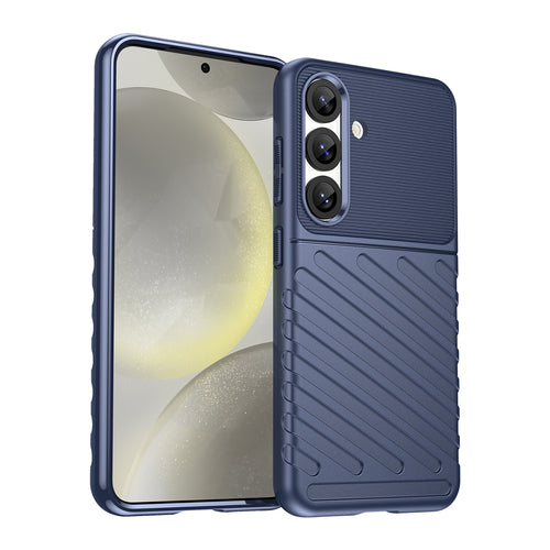 Thunder Case Samsung Galaxy S25 Silicone Armored Case - Blue — Hurtel
