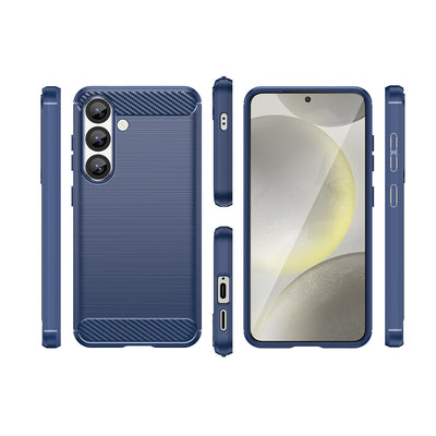 Carbon Case for Samsung Galaxy S25 - Blue — Hurtel