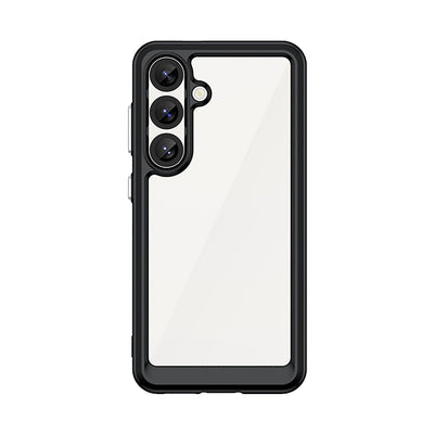 Outer Space Case with Gel Frame for Samsung Galaxy S25 - Black — Hurtel