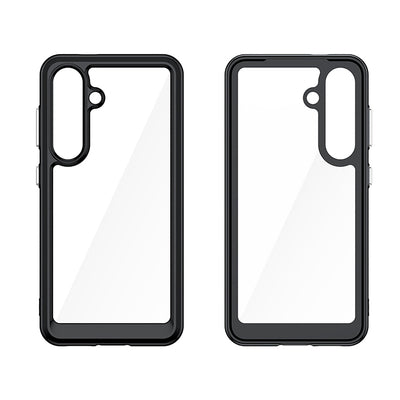 Outer Space Case with Gel Frame for Samsung Galaxy S25 - Black — Hurtel