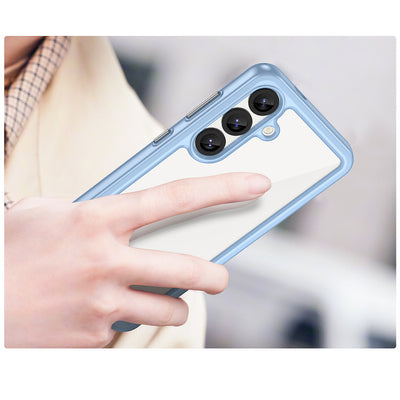 Outer Space Case with Gel Frame for Samsung Galaxy S25 - Blue — Hurtel