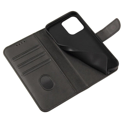 Magnet Case with Flip for Samsung Galaxy S25+ - Black — Hurtel