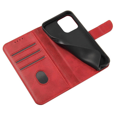 Magnet Case with Flip for Samsung Galaxy S25+ - Red — Hurtel
